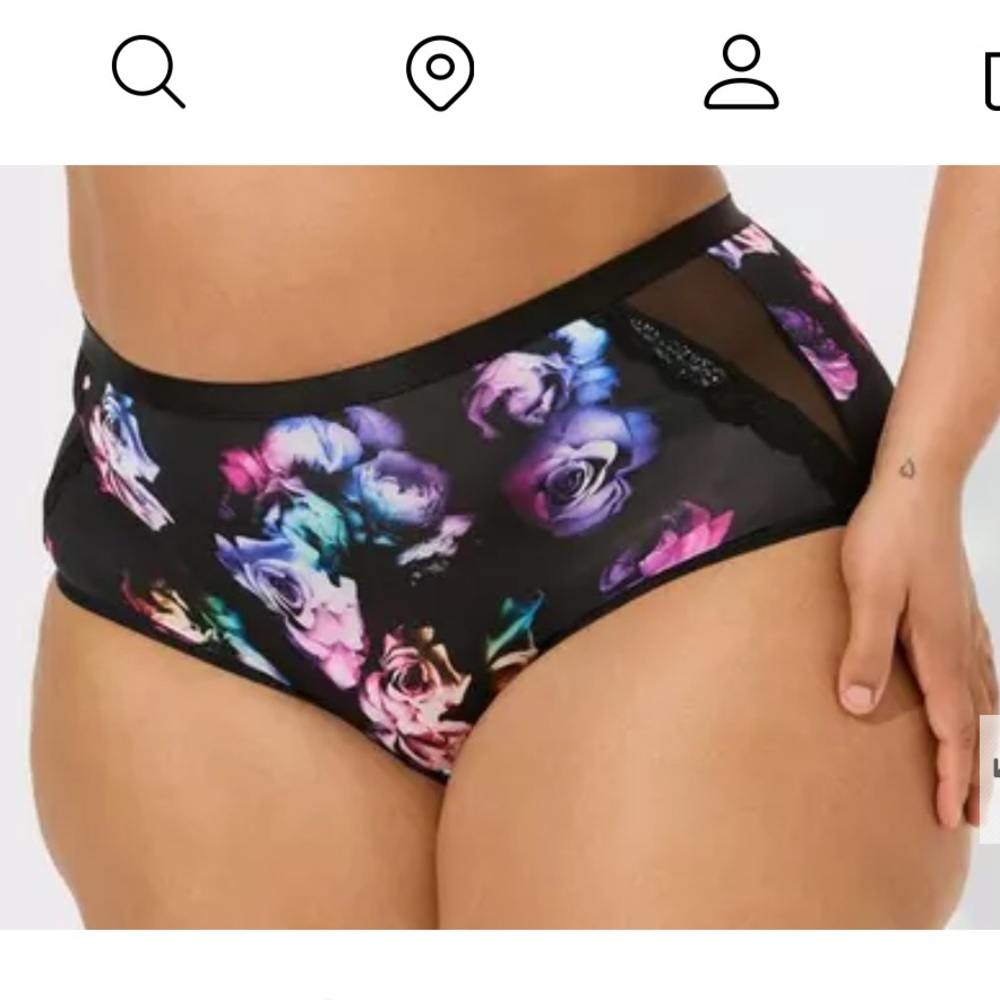 New Torrid Plus Size Second Skin Mid-Rise Brief Panty 3X